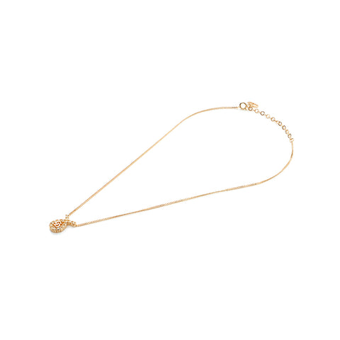 Collier logo Christian Dior or WS5692
