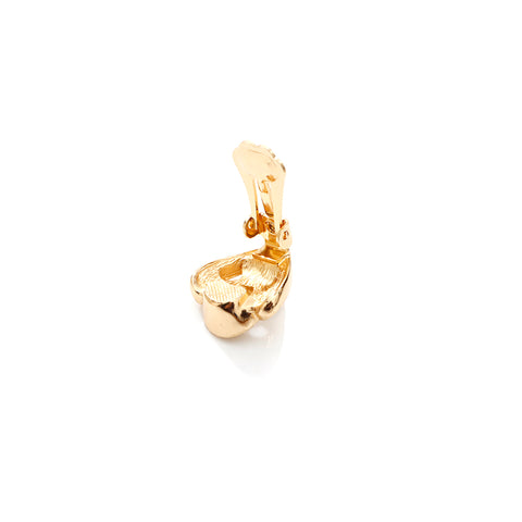 Christian Dior Boucle d'oreille strass or WS5711