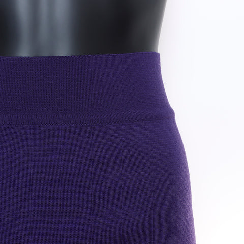 CELINE Macadam Jacket Skirt Suit setup wool purple WS5713