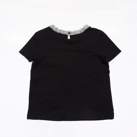 シャネル CHANEL Size 36 ツイード Tシャツ 半袖Ｔシャツ ネイビー ...