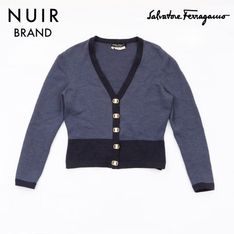 Salvatore Ferragamo Size XS Vara cardigan blue WS5761