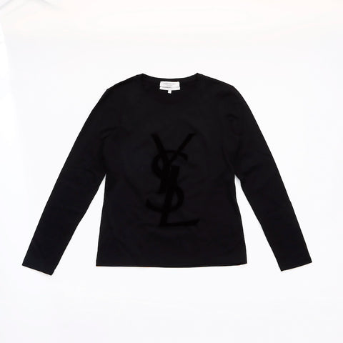 サンローランパリ SAINT LAURENT PARIS 長袖Ｔシャツ ブラック WS5810