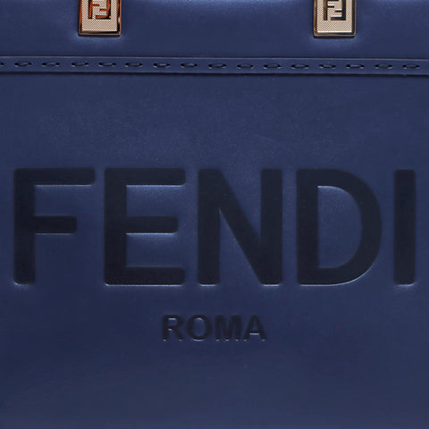 フェンディ FENDI サンシャイントート スモール トートバッグ ネイビー WS5823