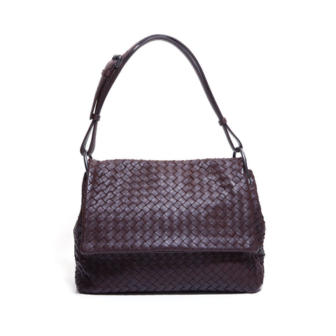 ボッテガヴェネタ BOTTEGAVENETA イントレチャート ハンドバッグ ブラウン WS5848