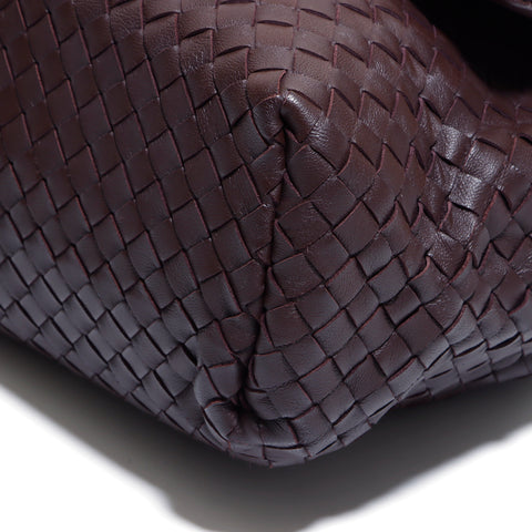 ボッテガヴェネタ BOTTEGAVENETA イントレチャート ハンドバッグ ブラウン WS5848