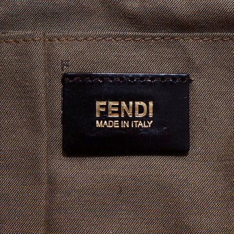 フェンディ FENDI ズッキーノ トートバッグ キャンバス ブラウン WS5869