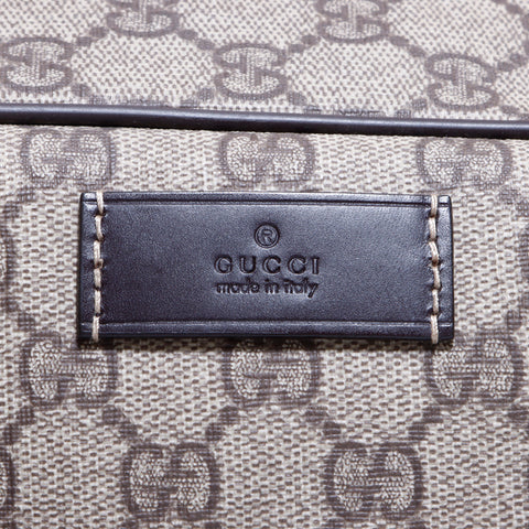 グッチ GUCCI GGスプリーム ボストンバッグ PVC ベージュ WS5878