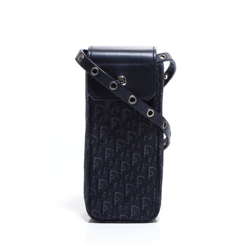 克里斯蒂安·迪奥(Christian Dior Trotter)肩袋帆布黑色WS5885
