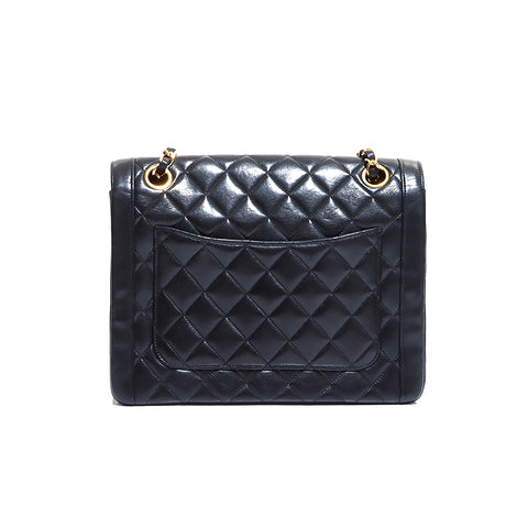 シャネル CHANEL マトラッセ ショルダーバッグ レザー ブラック WS5892