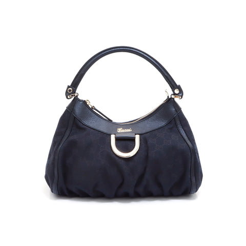 Gucci GG帆布手提包黑色WS5922