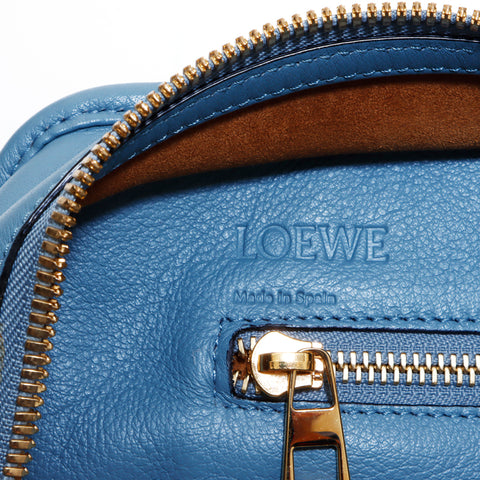 ロエベ LOEWE アマソナ ハンドバッグ ブルー WS5925