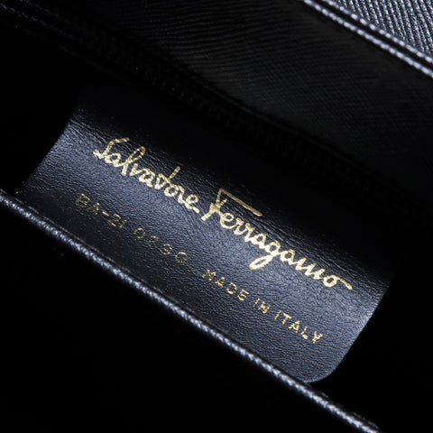 Salvatore Ferragamo Gancini Handbag Black WS5927