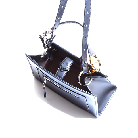 Fendi Runaway Leataway 2向手提包黑色WS5932