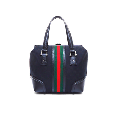 グッチ GUCCI GGキャンバス ハンドバッグ ブラック WS5935