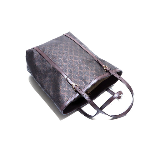 グッチ GUCCI GGキャンバス PVC トートバッグ ブラウン WS5936