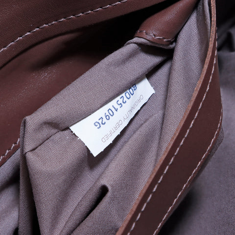 Bottegaveneta Intrecciato Messenger肩带棕色WS5942