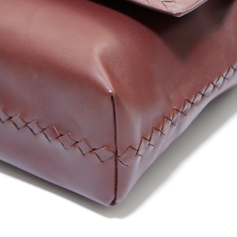 Bottegaveneta Intrecciato Messenger肩带棕色WS5942