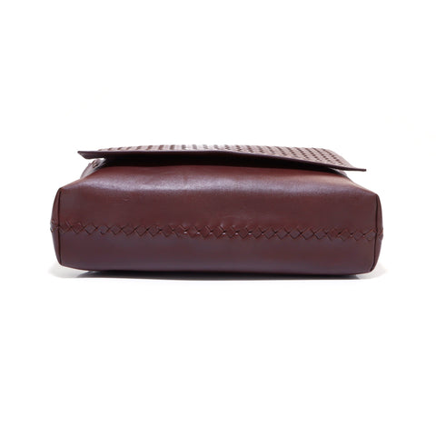 Bottegaveneta Intrecciato Messenger肩带棕色WS5942