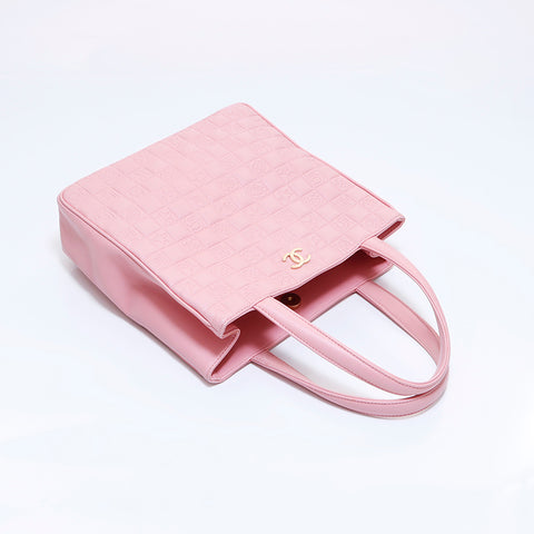 Chanel Chanel 2008 Icon Ligne Chocolate Bar à main sac à main rose WS5946