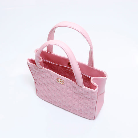 Chanel Chanel 2008 Icon Ligne Chocolate Bar à main sac à main rose WS5946