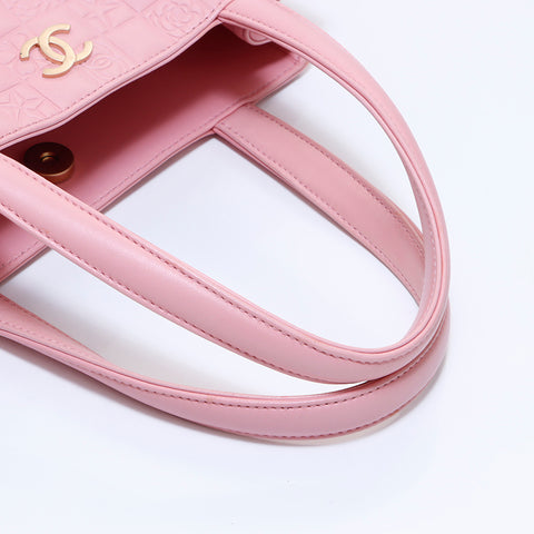 Chanel Chanel 2008 Icon Ligne Chocolate Bar à main sac à main rose WS5946