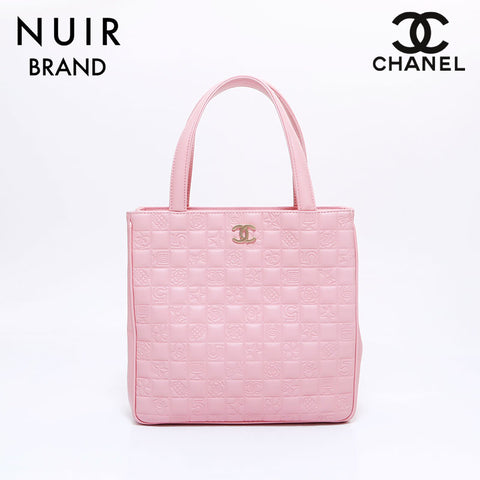 Chanel Chanel 2008 Icon Ligne Chocolate Bar à main sac à main rose WS5946
