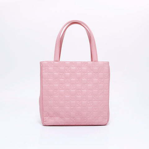 Chanel Chanel 2008 Icon Ligne Chocolate Bar à main sac à main rose WS5946