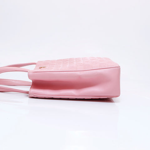 Chanel Chanel 2008 Icon Ligne Chocolate Bar à main sac à main rose WS5946