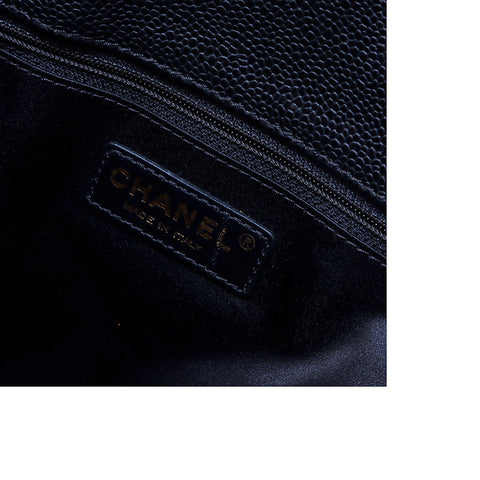 シャネル CHANEL 2019年 キャビアスキン GST トートバッグ ブラック WS5959