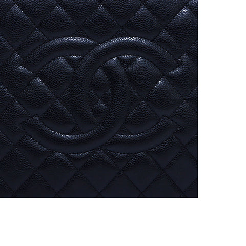 シャネル CHANEL 2019年 キャビアスキン GST トートバッグ ブラック WS5959