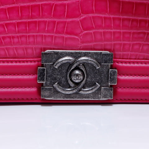 シャネル CHANEL 2015年 ボーイシャネル ショルダーバッグ ピンク WS5962