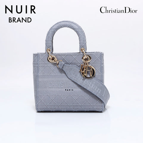 クリスチャンディオール Christian Dior レディディオール トートバッグ グレー WS5965