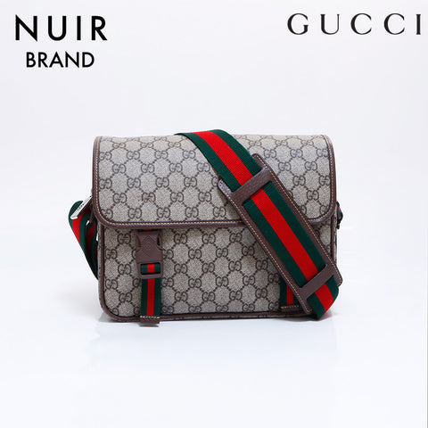 Gucci GG Sploom Messenger Shoulder Bag Beige WS5966