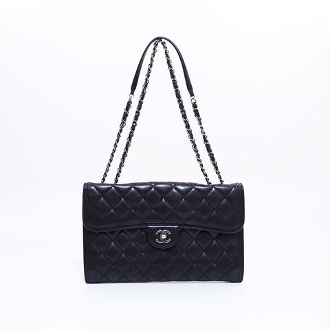 シャネル CHANEL 2013~2014年 マトラッセ ショルダーバッグ ブラック WS5975