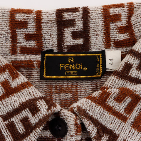 フェンディ FENDI ズッカ パイル 半袖シャツ マルチカラー WS5988