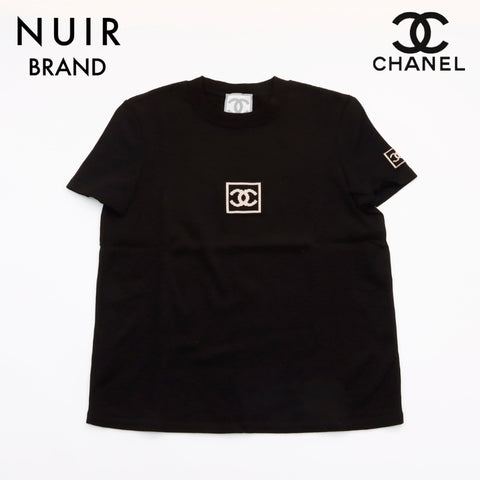 Chanel Chanel 2003体育系列短袖T恤黑色WS5989