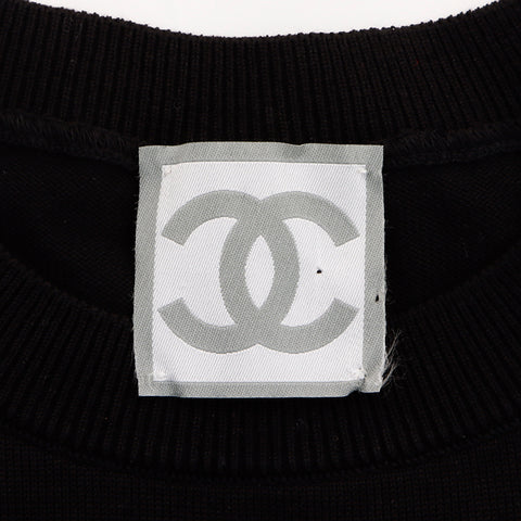 シャネル CHANEL 2003年 スポーツライン 半袖Ｔシャツ ブラック WS5989