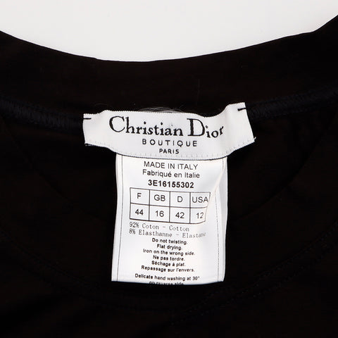 クリスチャンディオール Christian Dior ロゴ タンクトップ ブラック WS6004