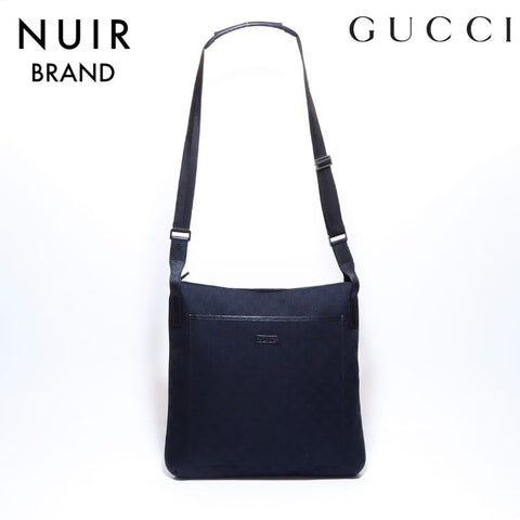 Gucci GG帆布肩带黑色WS6014
