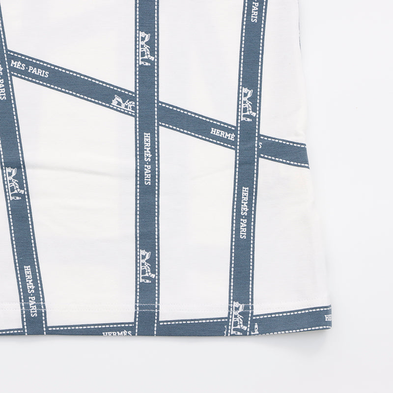 【高級】HERMES エルメス タンクトップ ネイビー コットン AW93 高級】HERMES エルメス タンクトップ ネイビー コットン AW93