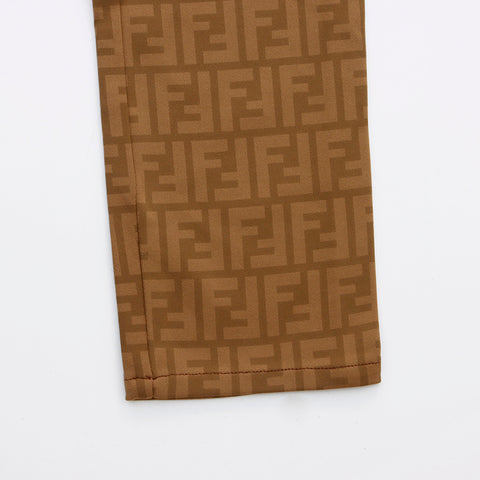 Fendi 27英寸全面的瘦裤子棕色WS6028