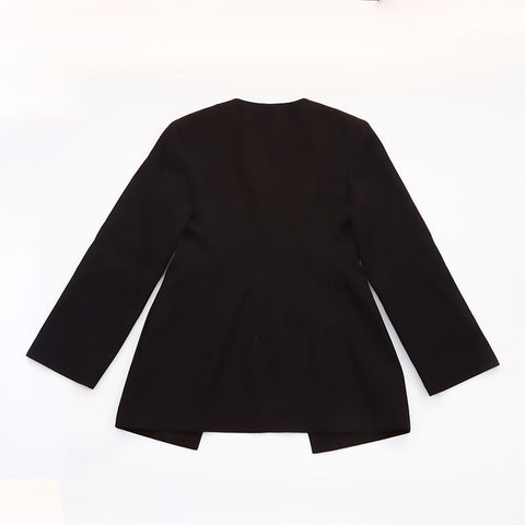 JIL SANDER ジル サンダー Size 34 21AW ノーカラージャケット ジャケット ブラック WS6033