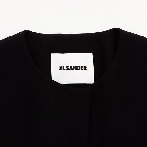 JIL SANDER ジル サンダー Size 34 21AW ノーカラージャケット ジャケット ブラック WS6033