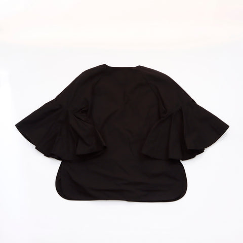 ジルサンダー Size 32 半袖ブラウス 21ss 半袖シャツ ブラック WS6034