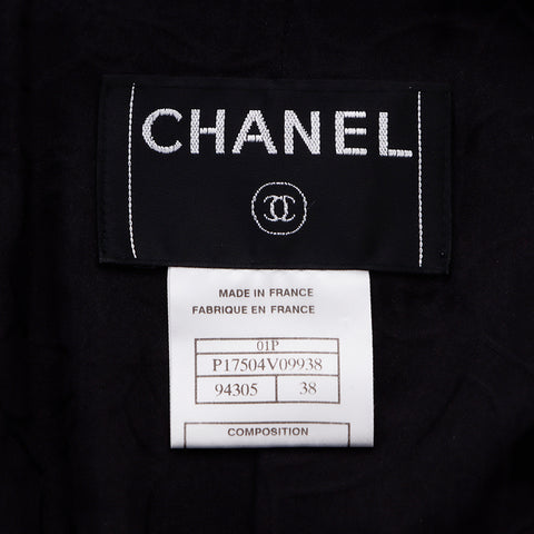 シャネル CHANEL size38 2001年 ココマークボタン ジャケット ブラック WS6041