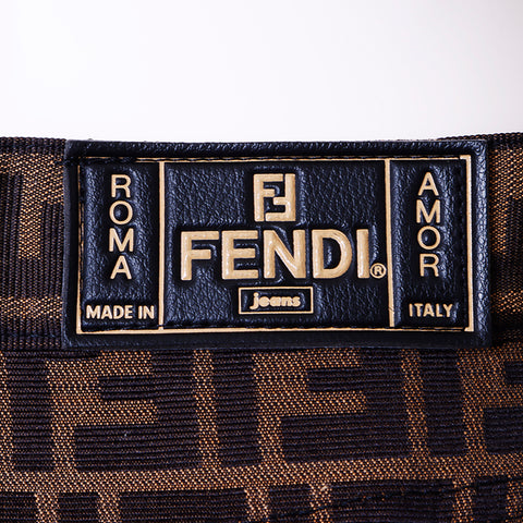 フェンディ FENDI 29インチ ズッカ パンツ ブラウン WS6052