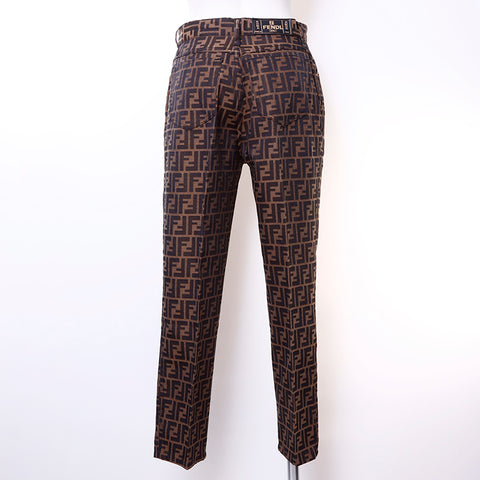 FENDI 29 inch Zucca Pants Brown WS6052