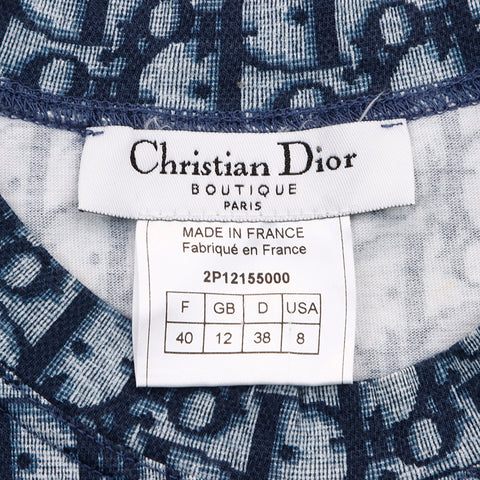 クリスチャンディオール Christian Dior トロッター カットソー コットン ネイビー WS6074