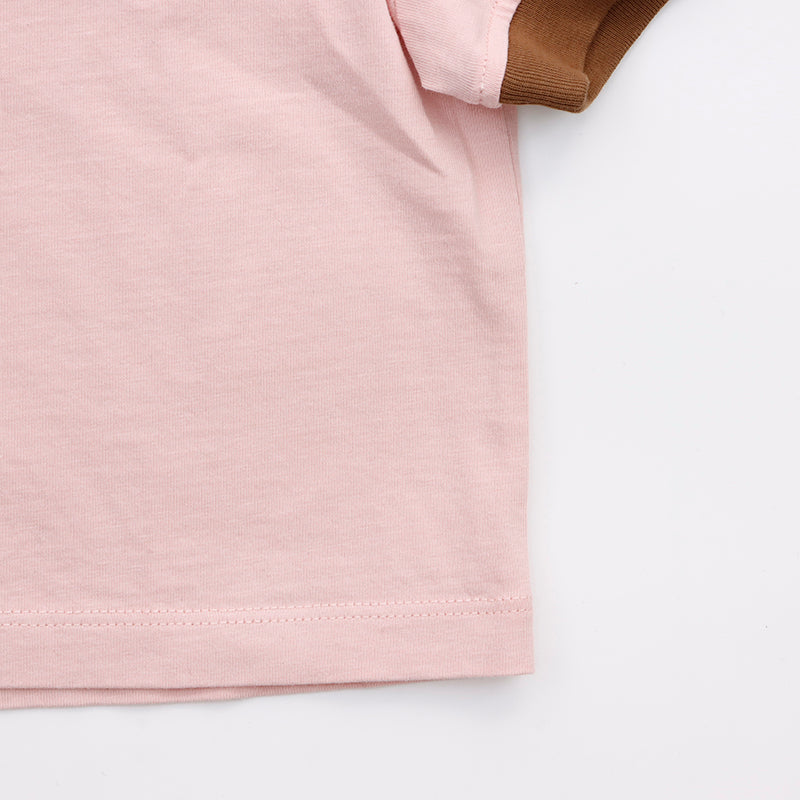 ミュウ ミュウ Miu Miu ロゴ 半袖Tシャツ コットン ピンク WS6076