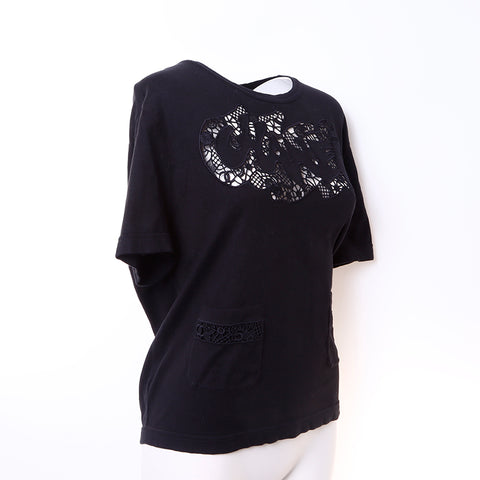 シャネル CHANEL ココマーク 半袖Ｔシャツ コットン ブラック WS6099